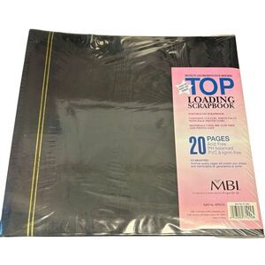 MBI 20 Page 12x12 Top Loading Scrapbook *New-Read*